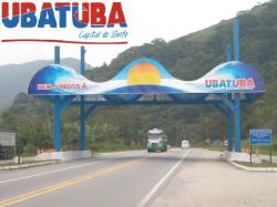 A entrada de Ubatuba